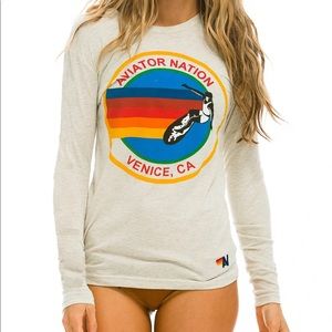 Aviator Nation Longsleeve Logo Tee